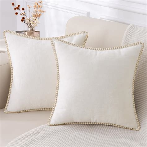 Amazon Decoruhome Chenille Soft Throw Pillow Covers X Set Of