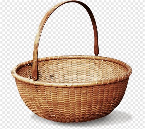 Basket Bamboe Baskets Bamboo Basket Household Simple Png Pngegg