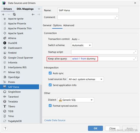 Datagrip连接sap Hanadatagrip Hana Csdn博客