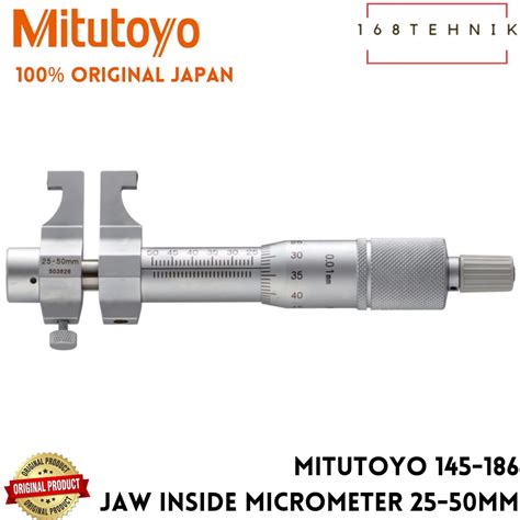 Jual MITUTOYO 145 186 JAW INSIDE MICROMETER 25 50 MM MIKROMETER DALAM