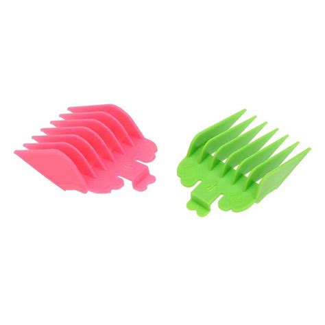 Hair Clipper Combs Guide Kit Multi-color Plastic Hair Trimmer Guards ...