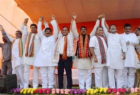 Bjp Makes Inroads In Left Ruled Tripura With Induction Of Six Sacked