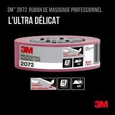 Ruban De Masquage Professionnel 3M 2072 48 Mm X 50 M 1 Rouleau