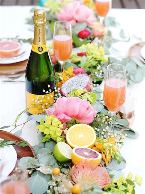 Beautiful Outdoor Wedding Reception Table Ideas Brunch Decor