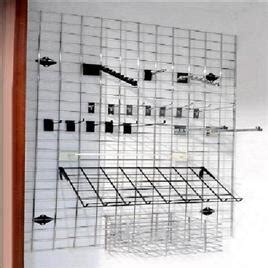 Wall Mounted Grid Display Rack in Pune - CLASSIC DISPLAY SOLUTION