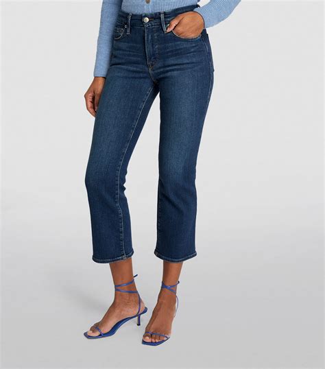 Good American Blue Cropped Good Legs Jeans Harrods Uk