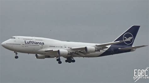 Lufthansa 747 400 New And Old Livery Landings At Frankfurt Airport