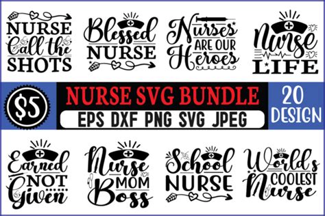 Nurse Svg Bundle Bundle · Creative Fabrica