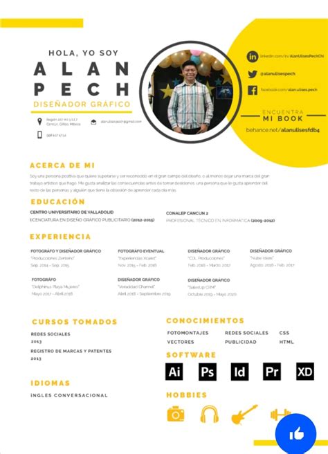 Ejemplos De Curriculum Vitae Creativos Y Tradicionales