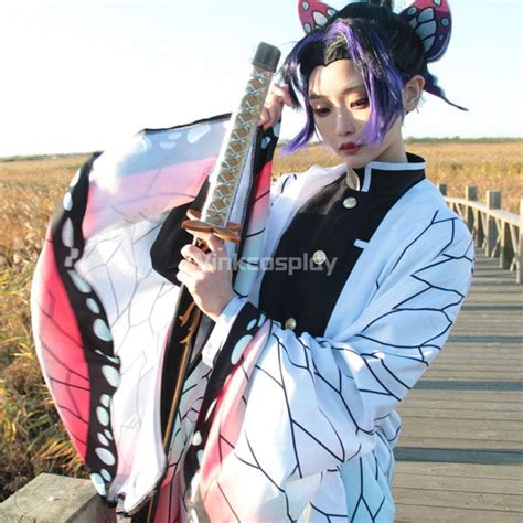 Demon Slayer: Kimetsu No Yaiba Shinobu Kochou Cosplay Costume – Winkcosplay