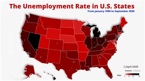 The Unemployment Rate In U S States From 1980 To September 2020 Statistics And Data