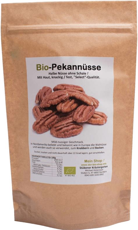 Bio Pekannüsse Halbe ohne Schale 1a Select 2500g kaufen