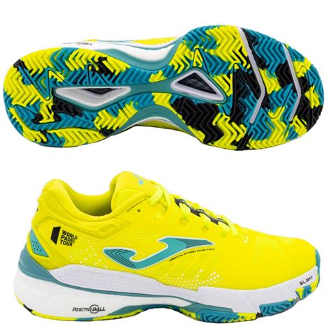 Joma T Slam Lady Giallo Fluo Suola A Spina Di Pesce Zona De Padel