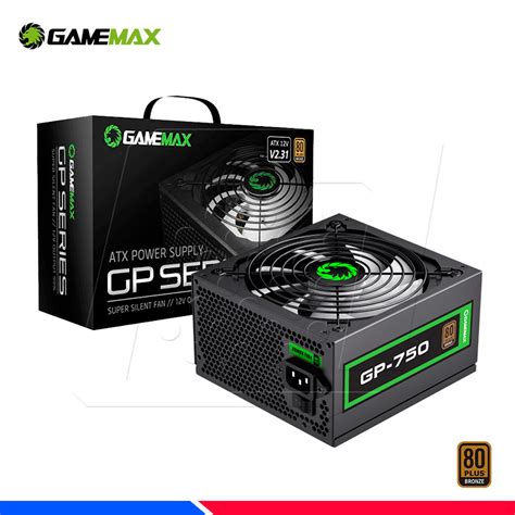 FUENTE DE PODER GAMEMAX GP 750 80 PLUS BRONZE 750W