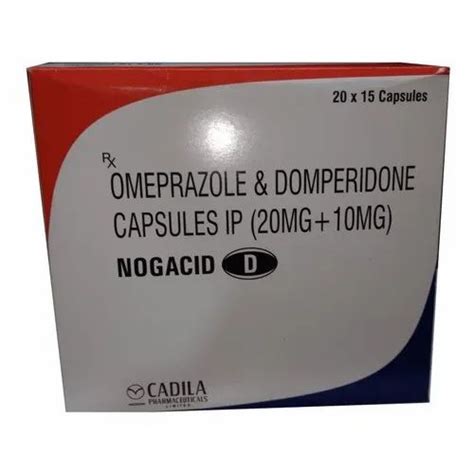 Nogacid Omeprazole And Domperidone Capsules Ip 20mg 10mg