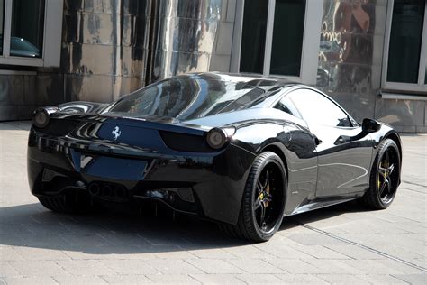 Ferrari 458 Matte Black Wallpaper