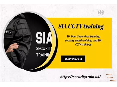 Ppt Sia Cctv Training Sia Security Training Courses Powerpoint