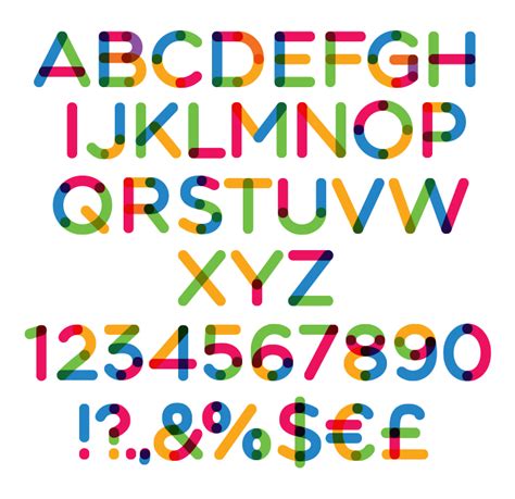 Multicolore Font Dafont