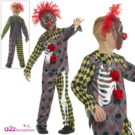 Deluxe Twisted Clown Kids Costume From A2z Kids Uk