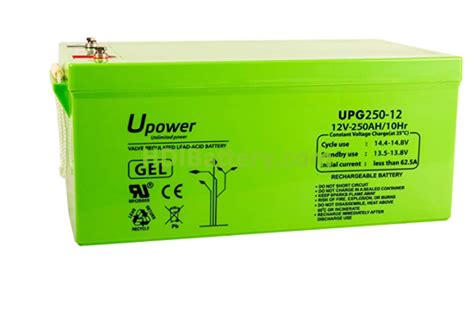 Batería de Gel U Power UPG250 12 Monoblock 12Voltios 250Amperios