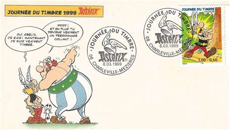 Enveloppe carte Astérix Fête du Timbre 1999 VILLERS COLLECTIONS