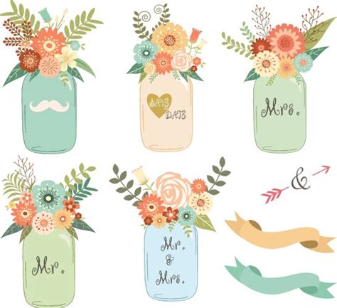 Mason Jar Vector Images Over 6 000