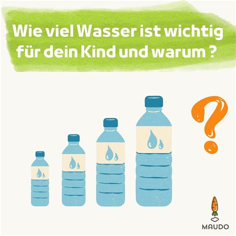 Wie Viel Wasser Ist Wichtig F R Dein Kind Maudo