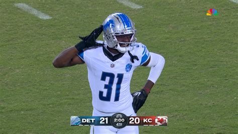 Highlight Lions Defeat Chiefs 21 20 In Season Opener Rdetroitlions