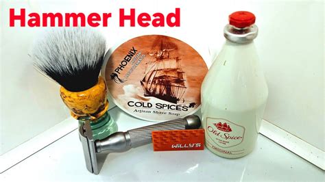 Pearl Hammer Dual Razor P A A Cold Spices Shave Soap Old Spice