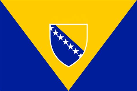 My Redesign Of Bosnia Herzegovina Flag R Vexillology