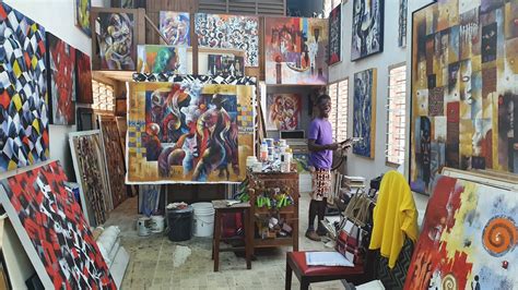 An unending adventure in Art: Studio visit of contemporary Ghanaian ...