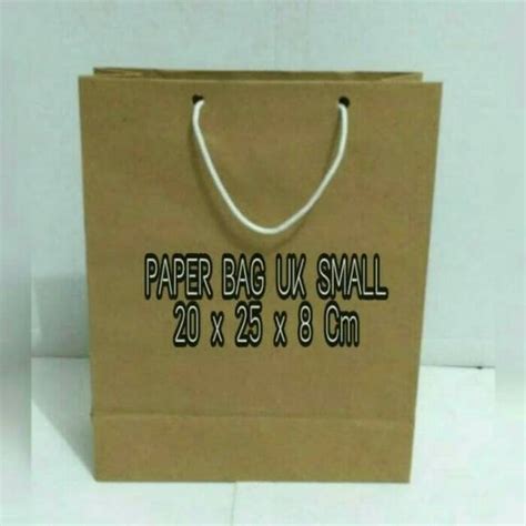 Jual Paper Bag Polos Ukuran Medium Tas Kertas Polos Ukuran Sedang