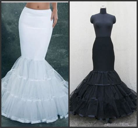 Plus Size Vintage Ball Gown Mermaid Petticoat For Wedding Dress White