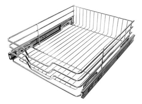 Gaveta Fruteira Deslizante Cromada X X Mm Parcelamento Sem