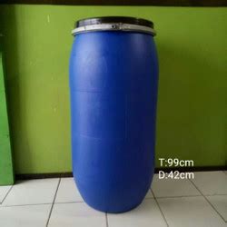 Jual Tangki Tong Air Drum Tempat Sampah Tebal Gentong Liter HDPE