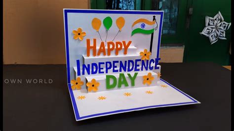 Independence Day Card Making Ideas Independence Day Special Greeting Card Youtube