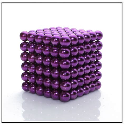 Super Strong Magnetic Balls Zenneo Buckyballs Purple Hsmag