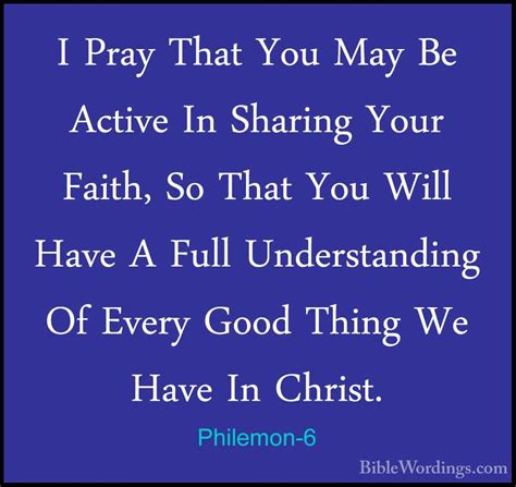 Philemon 1 - Holy Bible English - BibleWordings.com