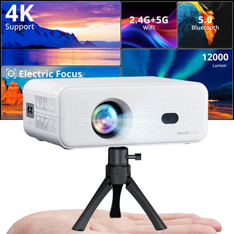 dragon touch mini projector  wifi  bluetooth p portable