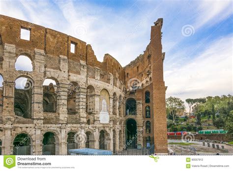 Gran Roman Colosseum Coliseum Colosseo En Roma Foto De Archivo