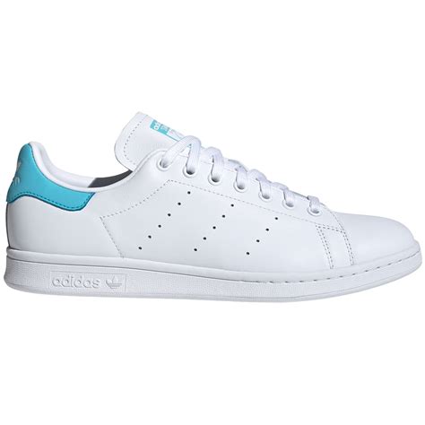 adidas Originals Stan Smith Damen Sneaker weiß hellblau Schuhroom