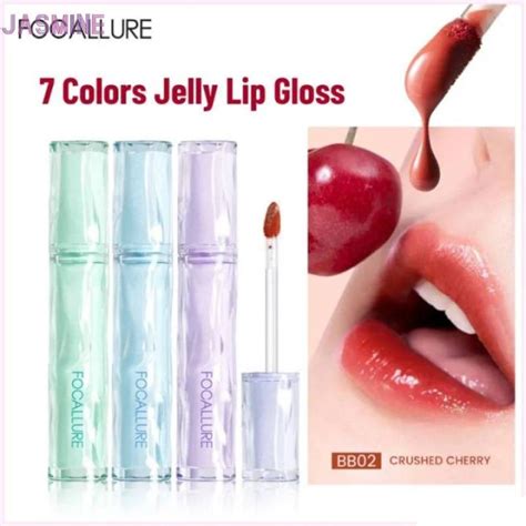 Jasmine FOCALLURE Jelly Lipstick Gloss Lip Tint Non Sticky Lock Color