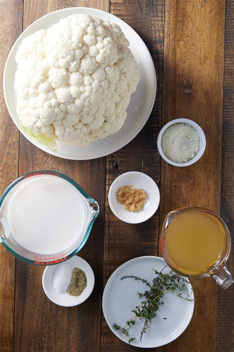 Creamy Cauliflower Soup My Forking Life