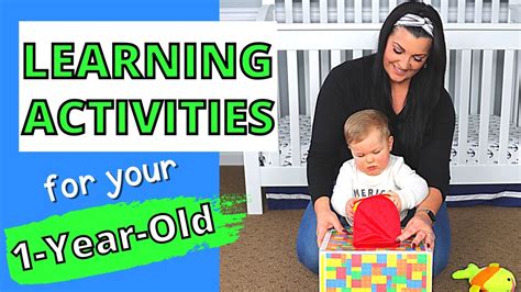 Learning Activities And Educational Games For A 1 Year Old Youtube