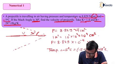 Numerical 1 On Mach Angle Compressible Flow Fluid Mechanics 2 Youtube