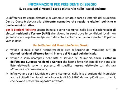 Informazioni Per Presidenti Di Seggio Ppt Scaricare