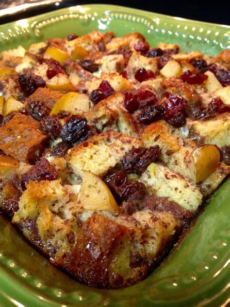 Glitter And Gluten Cran Apple Raisin Bread Pudding Raisin Bread Pudding