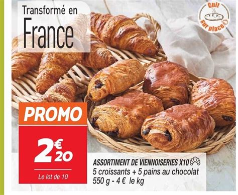 Promo Assortiment De Viennoiseries X10 Chez Netto