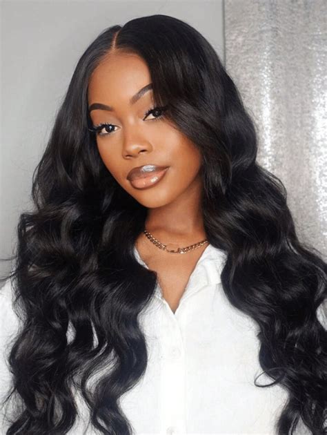 Unice Perucas 3D Body Wave 7x5 polegadas Lace Wig Pré descolorido Pré