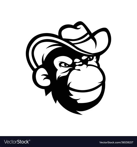 Monkey logo Royalty Free Vector Image - VectorStock